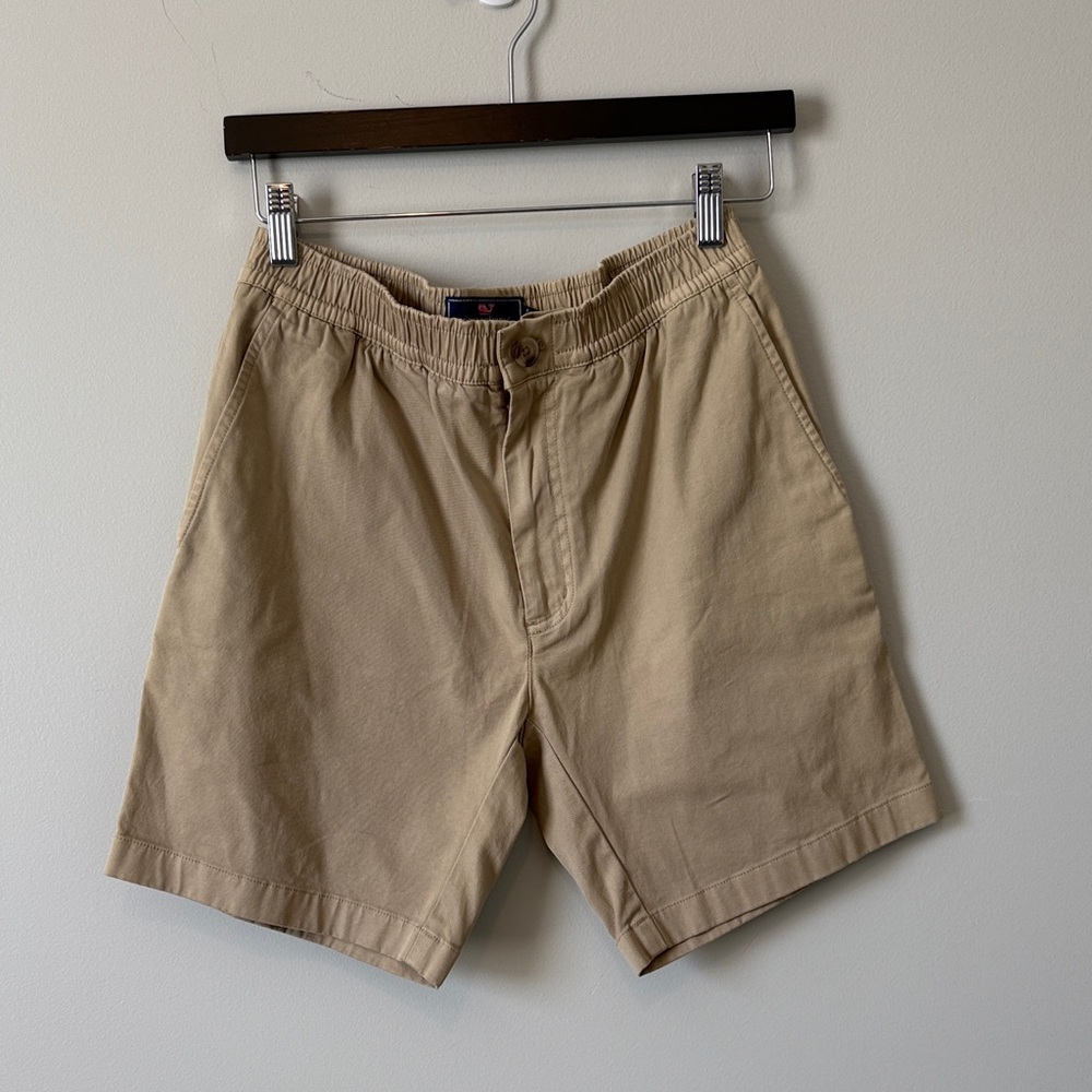 Vineyard Vines Men's Khaki Jetty 7 inch Short